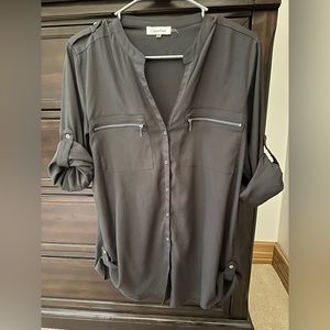 Calvin Klein zipper-pocket shirt